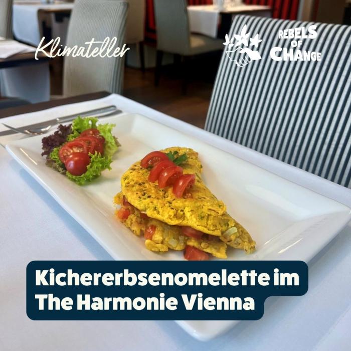 Kichererbsenomelette im The Harmonie Vienna (Wien)