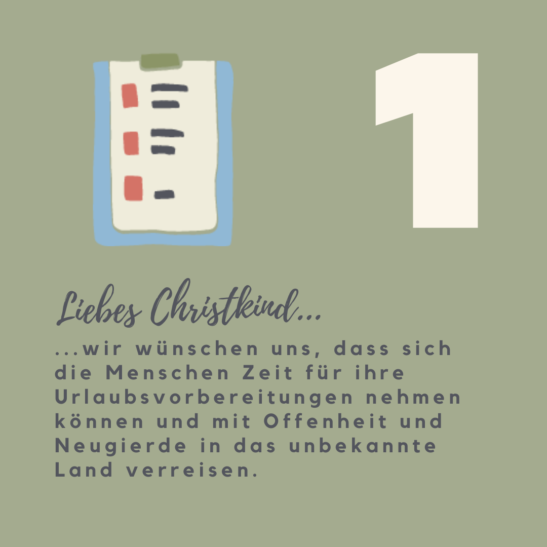 Weihnachtskalender Tür 1