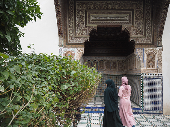 Reisende Frauen in Marokko