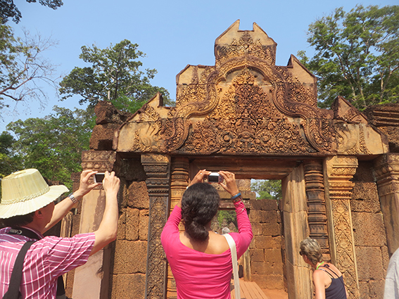 Touristen Kambodscha