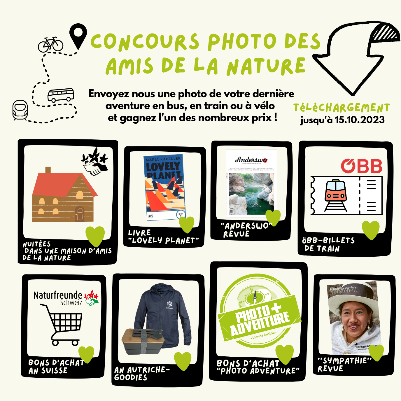 Prix pour le concours photo