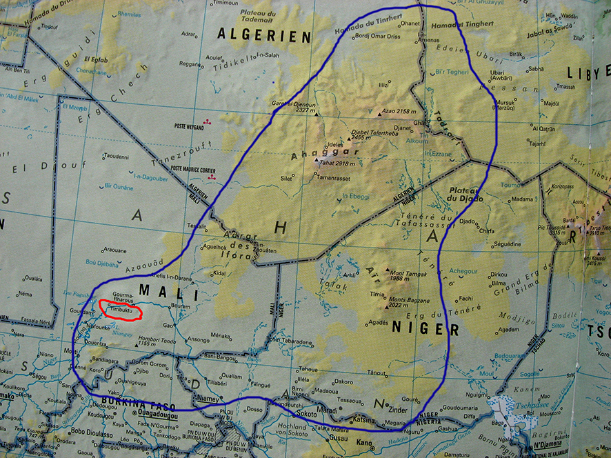 Timbuktu Karte