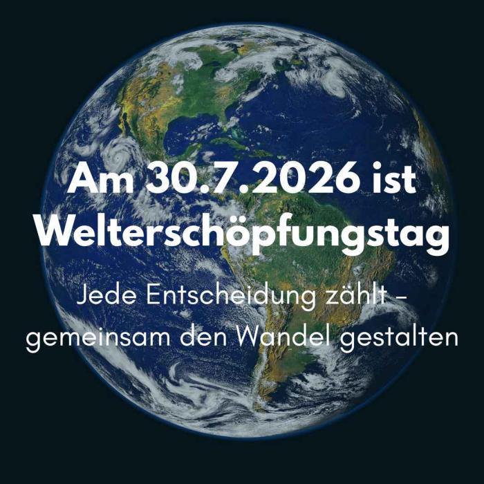 Welterschöpfungstag 2026
