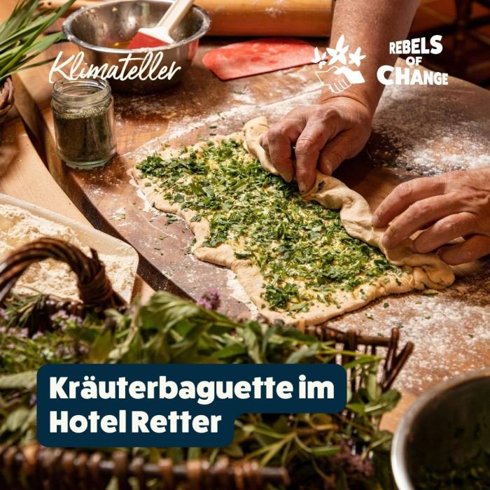 Kräuterbaguette im Hotel Retter (c) Hotel Retter
