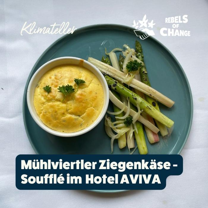 Mühlviertler Ziegenkäse Soufflé (c) AVIVA Hotel