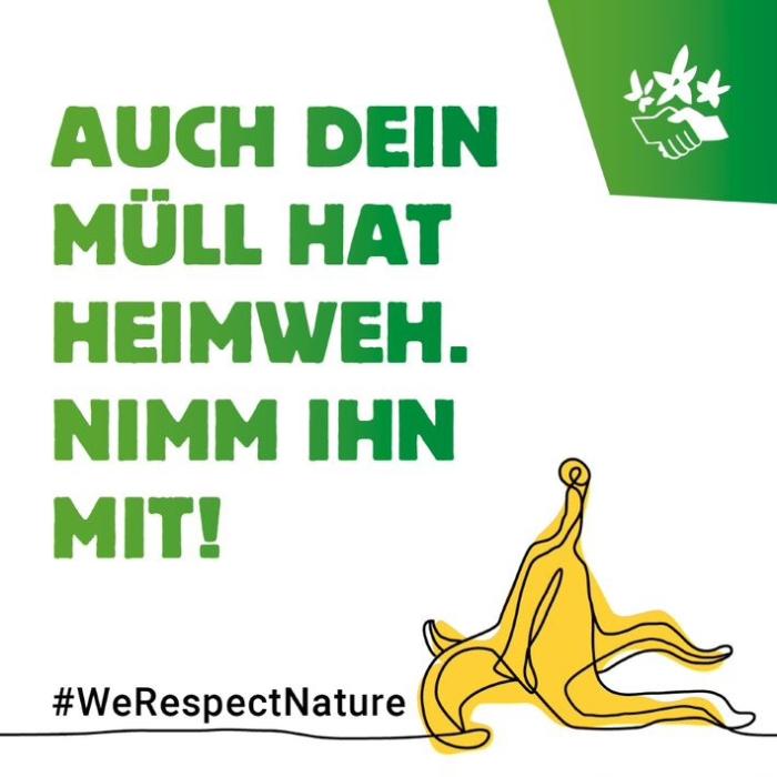 Littering in der Natur - Nimm deinen Müll wieder mit nachhause!