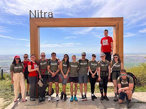 Das TRAILS-Team auf dem Zobor bei Nitra