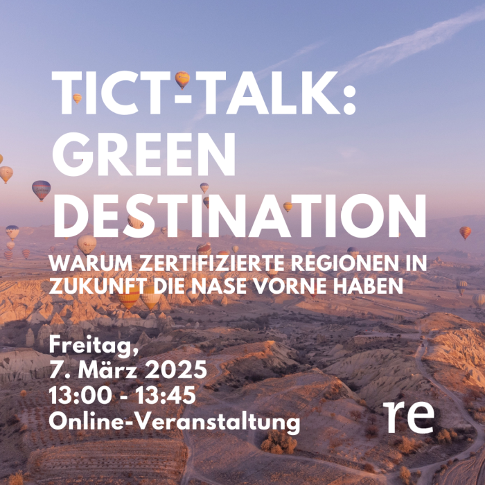 TICT Talk Green Destinations TICT TALK Green Destination