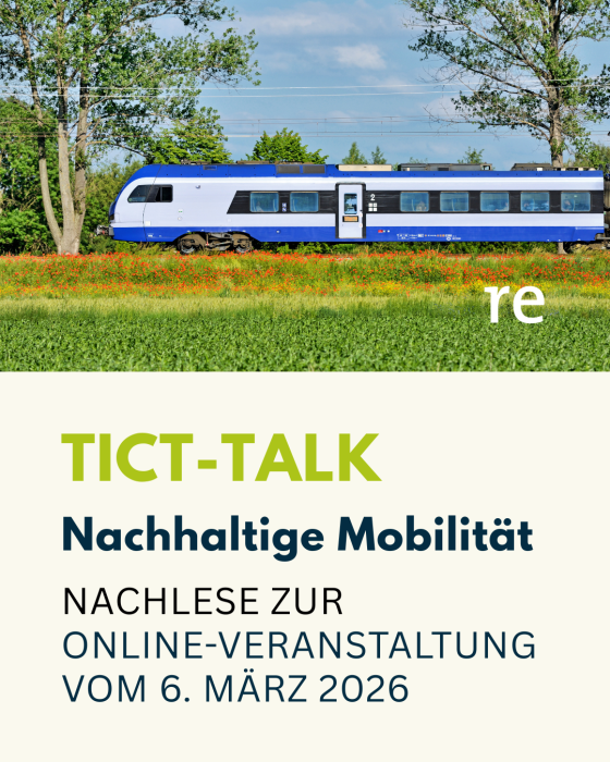 TICT-Talk Nachhaltige Mobilität
