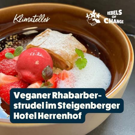 Veganer Rhabarberstrudel 