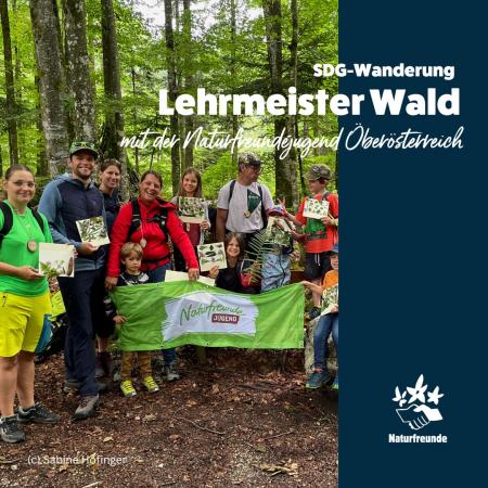 Naturfreundejugend Oberösterreich im Wald 
