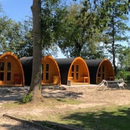 Camping pods on site