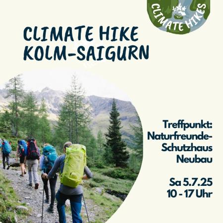 Climate Hike Kolm Saigurn