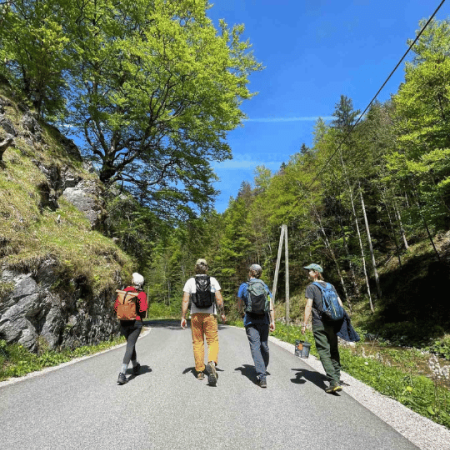 4 Wegemarkierer*innen in Naßwald - TRAILS Project 