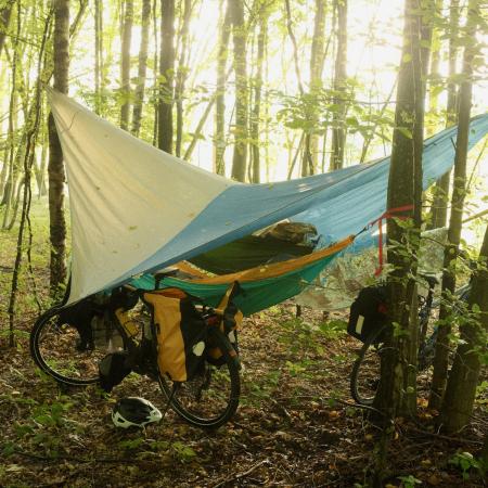 © Sophie Koppensteiner – Ein mehrtägiges Sommerabenteuer auf dem Rad mit der Hängematte von Wien bis kurz nach Lunz am See.
