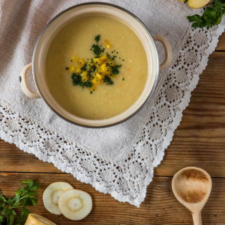 Pastinaken Apfel Suppe