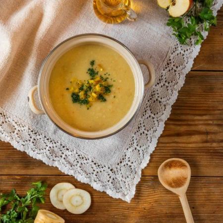 Pastinaken-Apfelsuppe